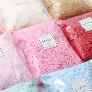 Giấy Vụn Raffia Nhiều Màu Sắc Dùng Làm Chất Liệu Trang Trí Hộp Quà Kẹo Tự Làm 100/200g Vật Liệu Đóng Gói Trang Trí Cho Đám Cưới Sinh Nhật Lễ Tốt Nghiệp