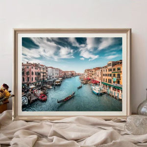 1000 Pieces Jigsaw Puzzle for Adults Painting Venice Lanscape Paper Puzzles Home Decor Wall Display Christmas Festival Gift Toys