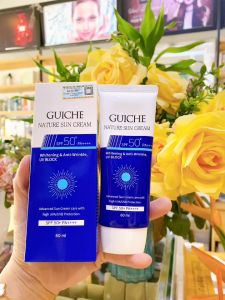 Kem chống nắng nâng tone kiềm dầu hỗ trờ trắng da và chống lão hoá Guiche 60ml