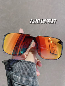 แว่นกันแดดทรงสี่เหลี่ยมใหญ่ สไตล์ใหม่ปี 2025 สำหรับขับรถและออกกำลังกายกลางแจ้ง แว่นกันแดดสำหรับผู้หญิง สีสันสดใส แว่นกันแดดแบบสวม