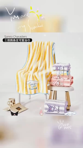 Handuk Mandi Besar Kecil Sanrio Handuk Keramas/Handuk Mandi Set 3in1/handuk kepala keramas/handuk/Handuk Muka/Handuk Mandi/Handuk Karakter Set 3in1