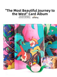 sanseking | 9-Grid Zipper Card Album Card Organizer