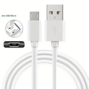 3A สายไมโครยูเอสบีสายชาร์จโทรศัพท์มือถือสาย USB อะแดปเตอร์สายไฟสำหรับซัมซุง เสี่ยวมี่ แอนดรอยด์สายชาร์จสายไฟ