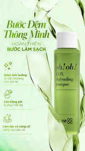 Nước Cân Bằng Làm Sạch Và Dưỡng Ẩm Dịu Da oh!oh! EOX Defending Tonique 150ml