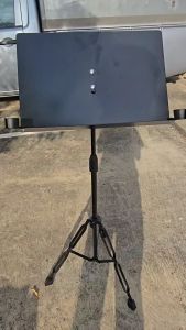 [รวมVAT] ขาตั้งโน๊ตเพลง สแตนโน้ต ขาวางโน๊ตเพลง สแตนตั้งโน๊ตเพลง แบบเรียบ ทรงพิณฝรั่ง ประกายเพชร