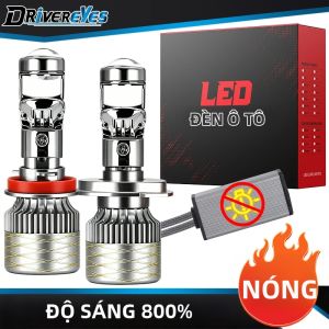 Đèn Pha Ô Tô Mini H7 H4 H11 H8 H9 9005 9006 HB3 HB4 Projector 6000K 12V LED Dành Cho Ô Tô Xe Máy Tương Thích Canbus