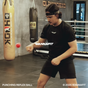 WANNAFIT Punching Reflex Ball | Samsak Bola Kepala | Alat Latihan Olahraga MMA Muay Thai Taekwondo