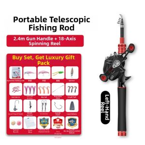 YouDiaoBaiChuan | Telescopic Long Cast Micro Jigging Fishing Rod Carbon Fiber
