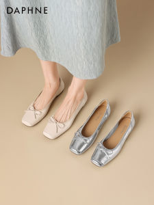 Daphne | Stylish Comfortable Ballet Flats Silver