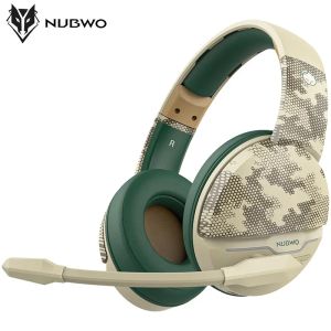 Nubwo | NUBWO G08 Dual Wireless Headsets Gamer with Microphone 2.4GHz Bluetooth 5.3 Gaming Headphones for PS5 PS4 PC Mobile Switch