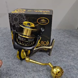Máy Câu Gold Dragon II 6000 Máy Khỏe Đầm Tay Quay Kim Loại Vặn Ren