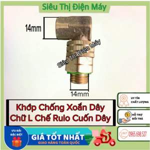 Khớp Chống Xoắn Dây Chữ L Dùng Cho Máy Phun Thuốc Áp Lực Chế Rulo Quấn Dây