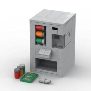 MOC Coin-operated vending machine Bricks DIY Building Blocks Kids Education Toys For Boy and girl Birthday Gift