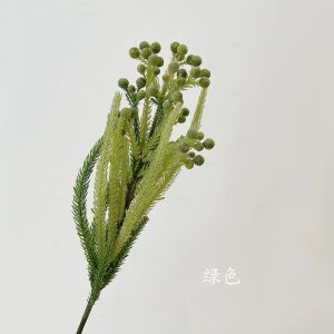 Trang Trí Hoa Giả Bruna Coral Fruit Soft Decorative Faux Flower Artificial Fruit Sand Algae Pine Branch Floral Material Dried Fruit