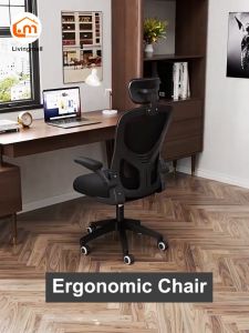 【Free gift #24 H shipped】Office Chair Ergonomics Chair Computer Chair Conference Chair Gaming Chair High Back Comfortable Mesh Office Chair With Lumbar Support Home Office Chair Furniture