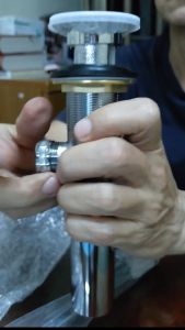 ชุดอะไหล่สะดืออ่างล้างหน้าแบบป๊อปอัพแบบก้านโยก ชุดสะดืออ่างล้างหน้าแบบป๊อปอัพ แบบยาว สะดืออ่างป็อปอัพ อะไหล่อ่างล้างหน้า