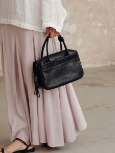 AVALEA | First Layer Tanned Leather Three-Context Bag