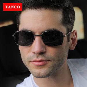 TANCO 2058 Photochromic Polarized Folding Sunglasses for Men Driving Fishing Eyewear Anti-Glare Anti UV Auto Change Color Foldable Sunglasses