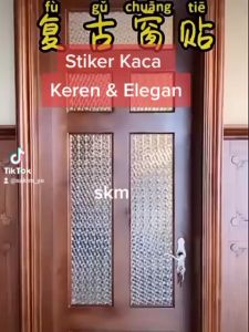 STIKER STICKER SETIKER KACA Lebar 90cm SANBLAST SANBLAS SUNBLAST WALLPAPER FILM TEMPELAN GLASS CERMIN BURAM MOTIF SUN BLAST DEKORASI PINTU WALPAPER JENDELA RUMAH HOLOGRAM 3D KAMAR MANDI MINIMALIS MINIMALIST SUNBLAS BUREM KACA BAMBU MURAH MEWAH BAGUS KEREN