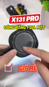 Quạt tản nhiệt điện thoại sò lạnh từ tính có ngàm kẹp rời X131 Pro đóng băng full mặt Led RGB Gaming