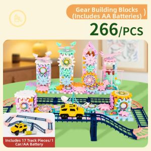 KIUMO | Educational Rotating Gear Building Blocks for Kids