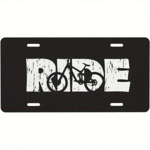 CIFbuy | CIFBUY Vintage Mountain Bike Retro Aluminum Wall Art Waterproof Durable Metal Sign for Home Garage Man Cave Bikers Decor