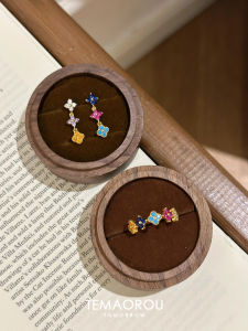 Colorful Tassel Earrings for Women Suitable for round And Oval Faces Summer Fashion Jewelry Ear Cares Hole Ear Studs