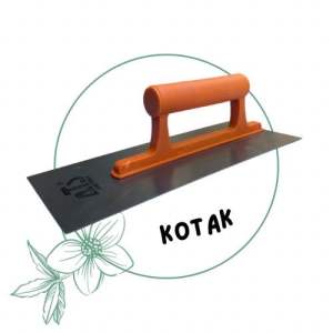 Roskam Acian Trowel Pande Kasutan Semen Bahan Besi Plat Gagang Plastik