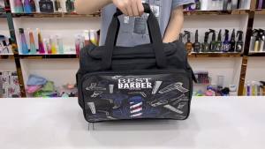 Waterproof Barber Bag Cosmetic Toiletry Organized Multi-Layer Pouch Ideal for Travel Daily Use Large Capacity