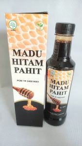 Madu Hitam Pahit Premium 500 gr Madu Diabet Super Kolesterol Asam Urat Amblas