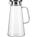 Large Capacity Glass Water Bottle Explosion Proof Heat Resistant Tea Maker Duckbill Cold Water Pot for Home Use Fresh Style Japanese Design. 