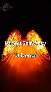 Lampu Sein Assy Baut Clip Model Kuning Vixion New NVL NVA Sen Riting Ritting Reting Retting Sign Samping Depan Belakang Motor Universal
