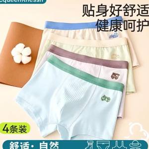 Comfortable Developmental Cotton Briefs For Growing Boys