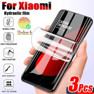 3PCS Hydrogel Film For Xiaomi Redmi 14C 13 13C 12C 12 Turbo 3 A1 A2 A3 Plus Screen Protector For Xiaomi Redmi 10C 10A 10 9C 9A 9
