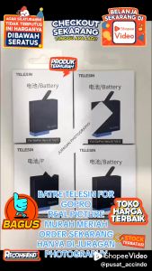 Kingma Charger & Battery rechargeable 1220mAh Gopro Hero 8 Black - Baterai Cadangan Hero 7 / Hero 5