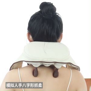 [SG Ready Stocks] Neck & Shoulder Massager Equipped with 4D Precision Kneading Heating Function and Cordless Design — Featuring Hands-Free Operation Rechargeable Battery 2 Massage Modes and 3 Intensity Levels Suitable as Premium Gifts