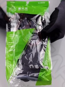 Nitrile glove frosted oil-proof labor protection gloves Anti-slip Mechanical assembly sarung tangan