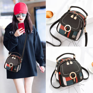 Fashionable Mini Shoulder Bag for Women New 2025 Trendy Crossbody Bag Dual Shoulder Backpack Soft PU Leather Solid Color