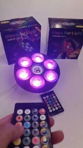 CHERRY BLOSSOM (RGB+W) 4 in 1 DISCO PAR LIGHT MUSIC LIGHT WITH REMOTE CONTROL 60W