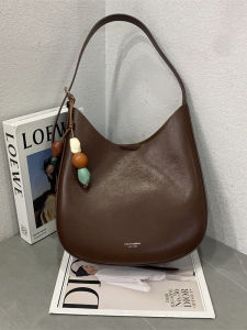 Fashionable Soft Leather Tote Bag 2025 New Korean Style Commuter All-Match Large Capacity Armpit Shoulder Casual Crossbody Bag