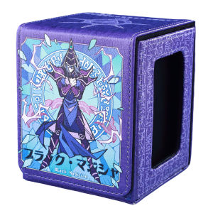 ​ กล่องเก็บการ์ดธีม YGO Dark Magician กล่องเก็บการ์ดขนาดใหญ่ ใช้ได้กับการ์ด PTCG TCGMTG กล่องหนัง PU พร้อมระบบล็อคแม่เหล็ก
