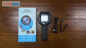 Kính Hiển Vi Kỹ Thuật Số HD 2.8IN Màn Hình 100X Kính Lúp Có Thể Thay Đổi Màu Sắc Ánh Sáng Cầm Tay Di Động Chạy Bằng Pin Kính Hiển Vi Âm Thanh Nổi