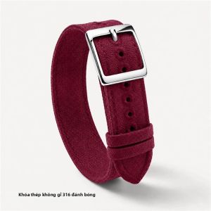 Dây Đeo Đồng Hồ Bằng Nylon Dệt 18mm 20mm 22mm Cho Omega Tudor Có Khóa Gấp Vải Bố Cao Cấp Dành Cho Nam Vòng Đeo Tay Thay Thế Phong Cách Quân Đội