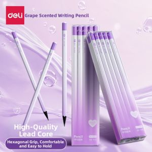 deli | Grape Scented Grade 1 Kids Study Pencil Set