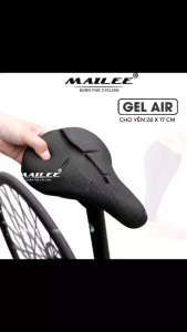 Bọc Đệm Xe Đạp Chống Đau Mông Cao Su GEL AIR lưới tổ ong mặt dưới cho đệm yên 28x17 cm Mềm Chống Nước Địa Hình Phụ Kiện - Mai Lee