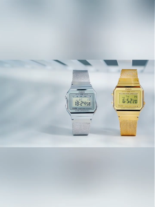 （สิงค้าขายดี）คาสิโอCasio นาฬิกาข้อมือผู้หญิง/ชาย สายสแตนเลส สายสเตนเลส รุ่น A700 จัดส่งพร้อมกล่องคู่มือใบประกันศูนย์