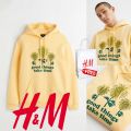 HOODIE H&M GOOD THINGS TAKE TIME (FREE PAPERBAG). 