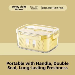 Ankou | Water-draining Double-layer Sealed Portable Food-grade Lunch Box