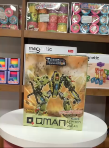 QMAN - 41108 Bộ đồ chơi xếp hình mô hình siêu nhân chiến đấu hợp thể (6 trong 1)