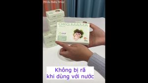 Khăn giấy ORG MAMA khăn giấy mềm dùng cho bé sơ sinh